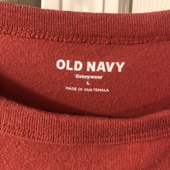 Old Navy Brick Red Crew Neck Top - Picture 2 of 2